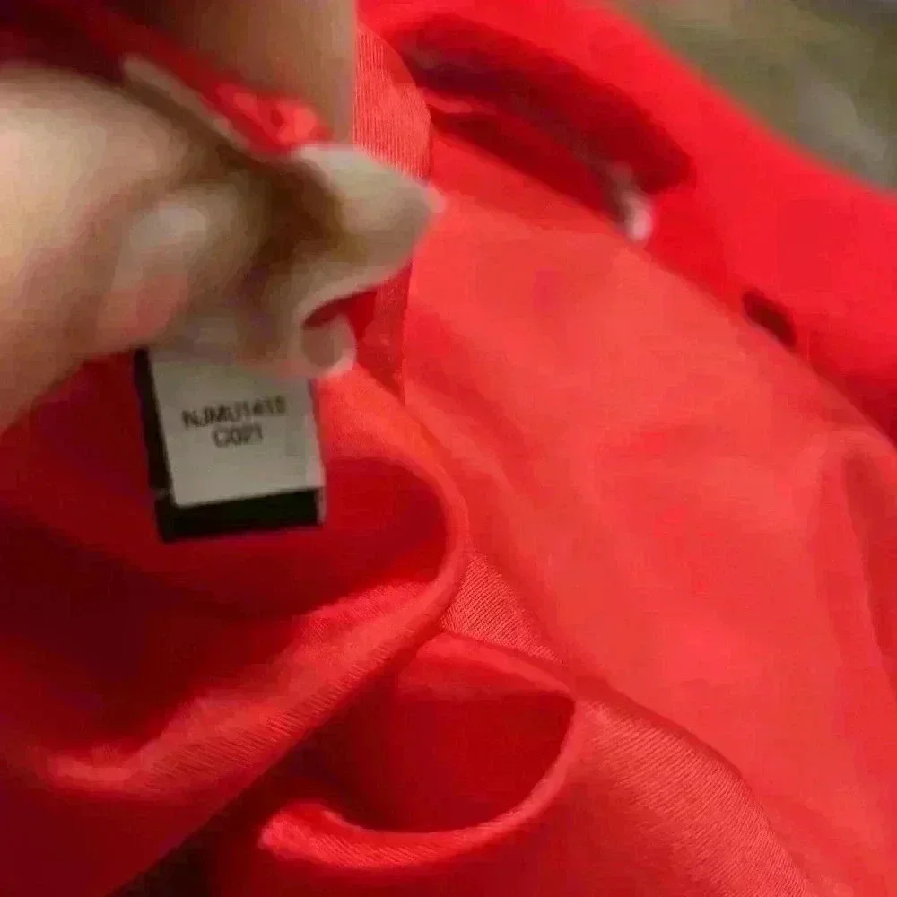 Kate Spade Luna red fluted sleeve wool shift dress - Picture 10 of 13